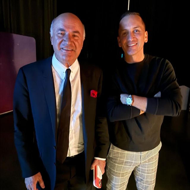 Kevin O’Leary with Clinton Sparks